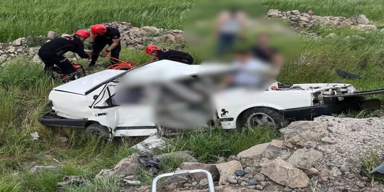 Kahramanmaraş’ta otomobil takla attı