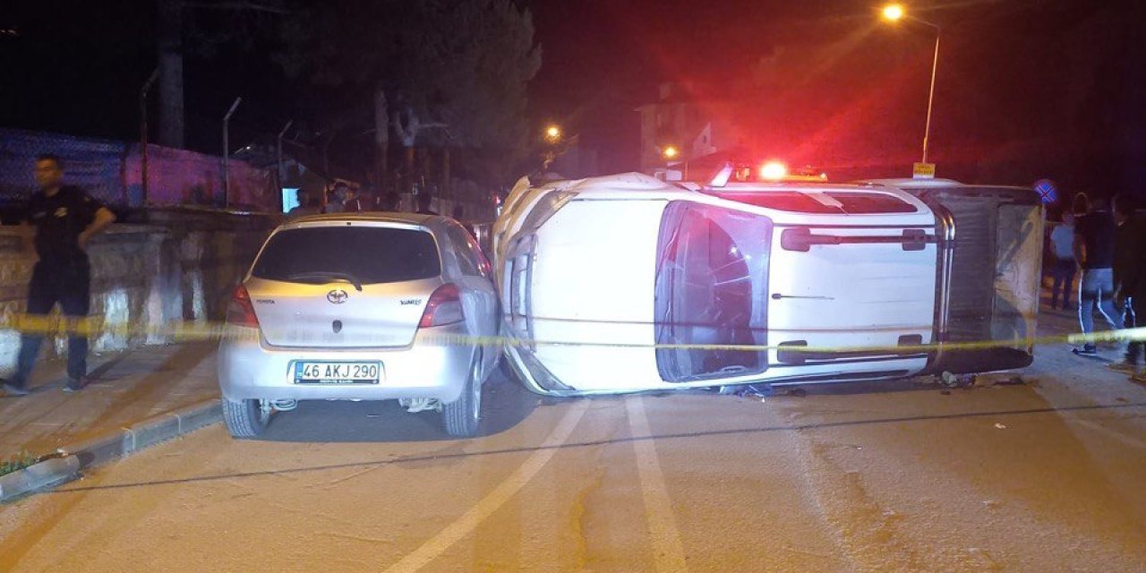 Göksun’da otomobille pikap çarpıştı: 2 yaralı
