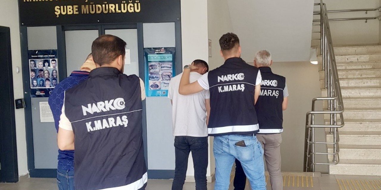 Kahramanmaraş’ta uyuşturucu taciri 3 kişi tutuklandı