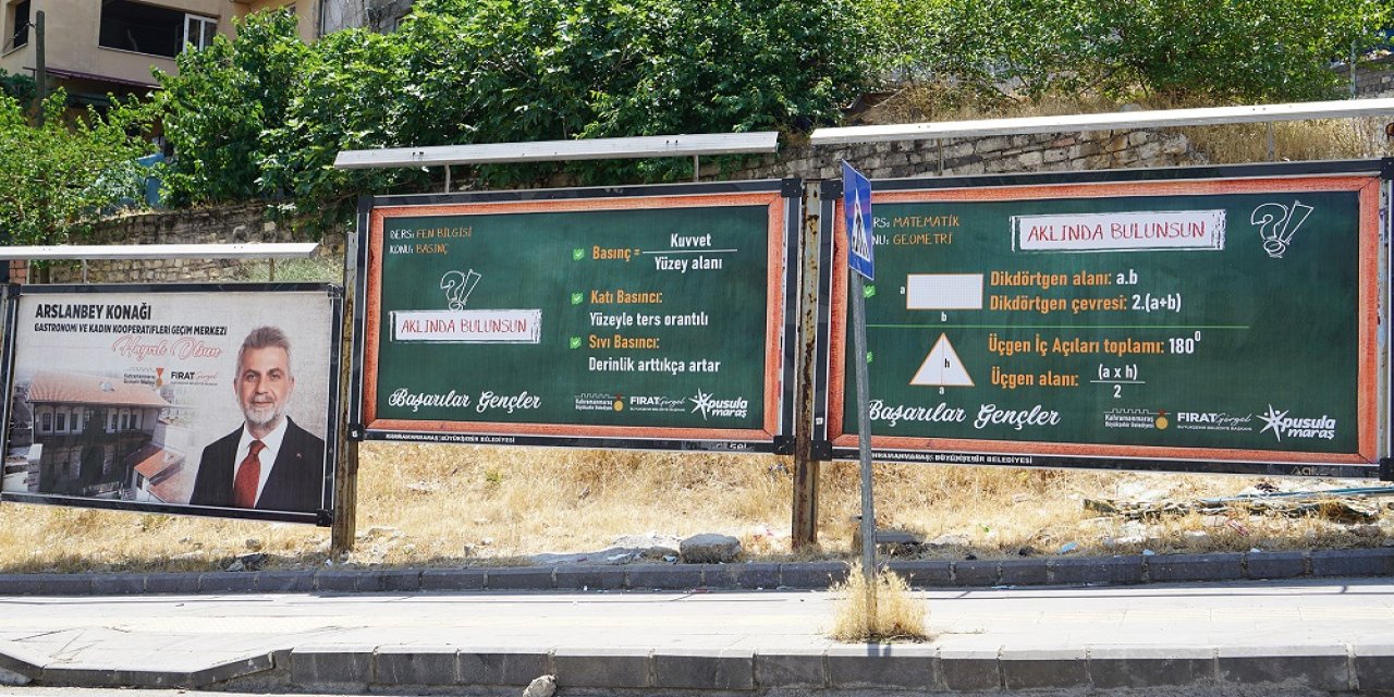 Kahramanmaraş’ta LGS Öncesi Her Köşede Bir Bilgi!