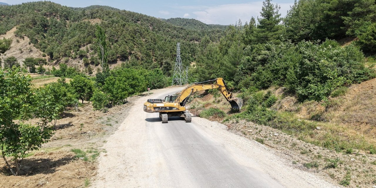 Andırın – Merkez Ulaşımını 20 Kilometre Kısaltacak Yol Tamamlanmak Üzere