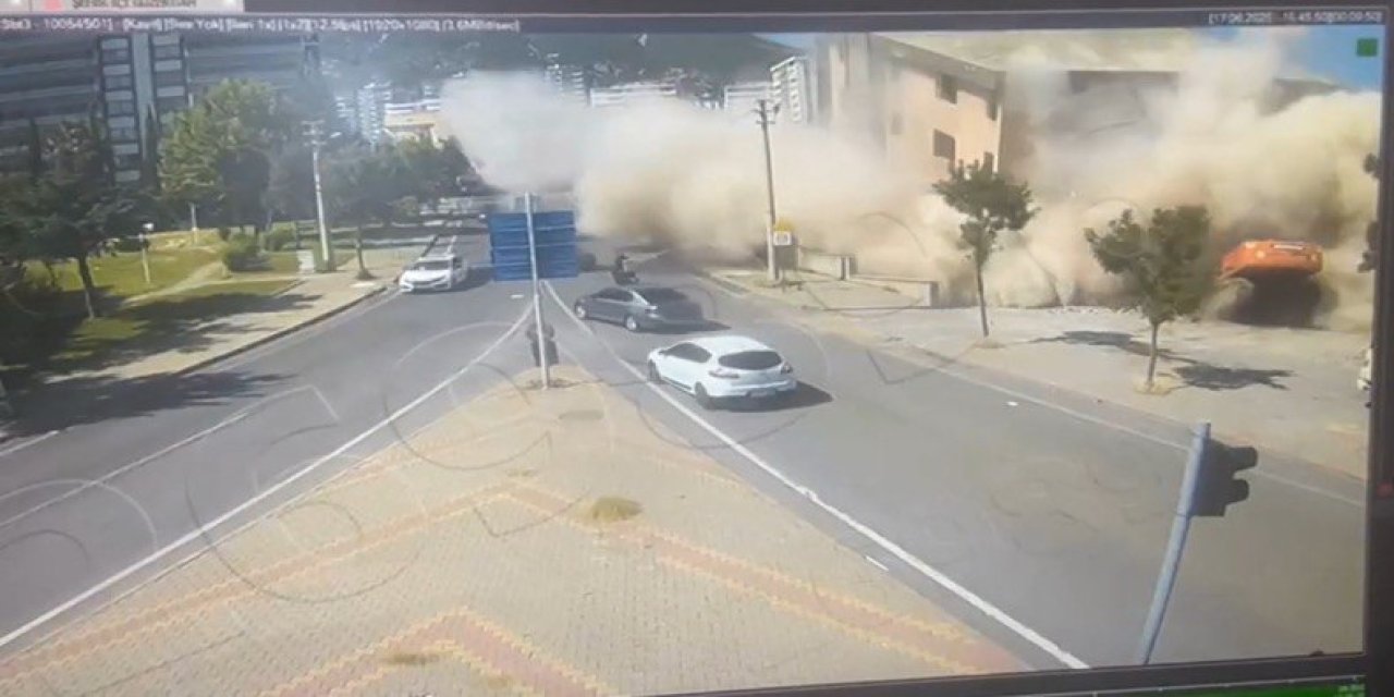 Kahramanmaraş'ta feci an kamerada 