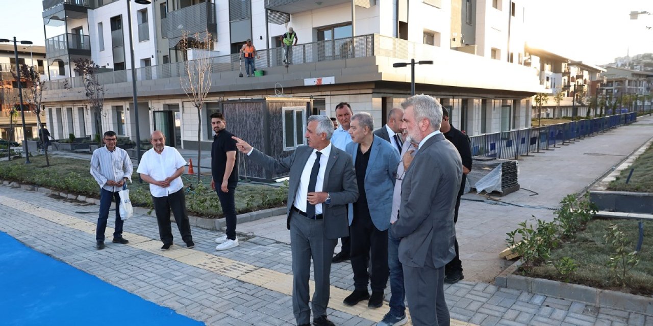Başkan Görgel, Azerbaycan Mahallesi’nde Yürütülen Çalışmaları İnceledi