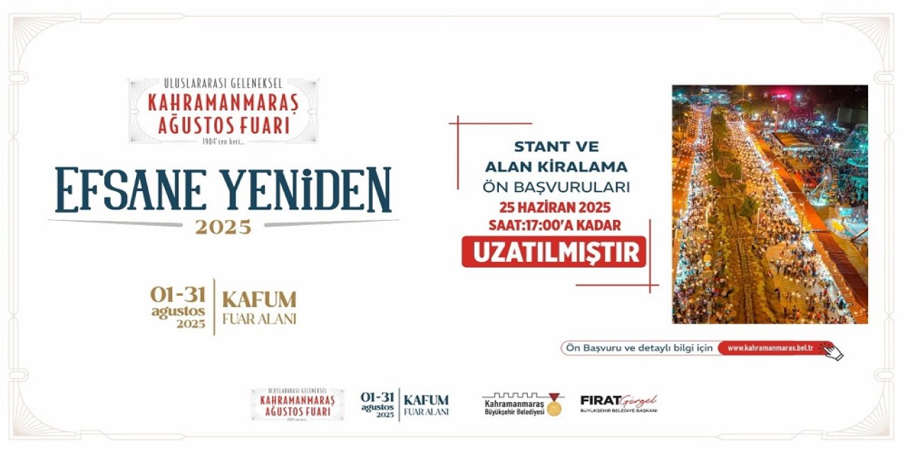 Fuara Esnaf Başvuruları 25 Haziran Akşamına Kadar Uzatıldı!