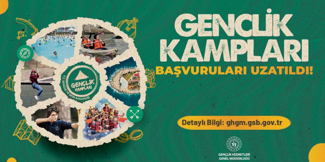 2025 Yaz Gençlik Kampları Başvuruları Başladı!