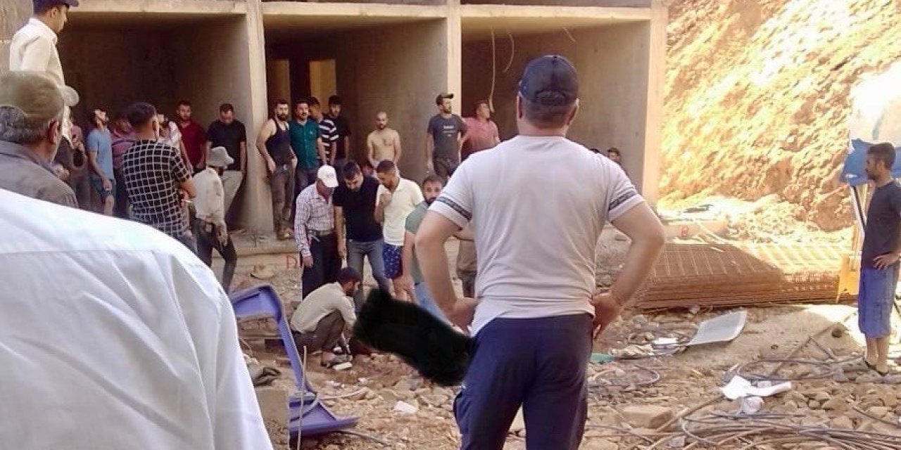Kahramanmaraş'ta inşaat alanında korkutan kaza: 1 işçi hayatını kaybetti