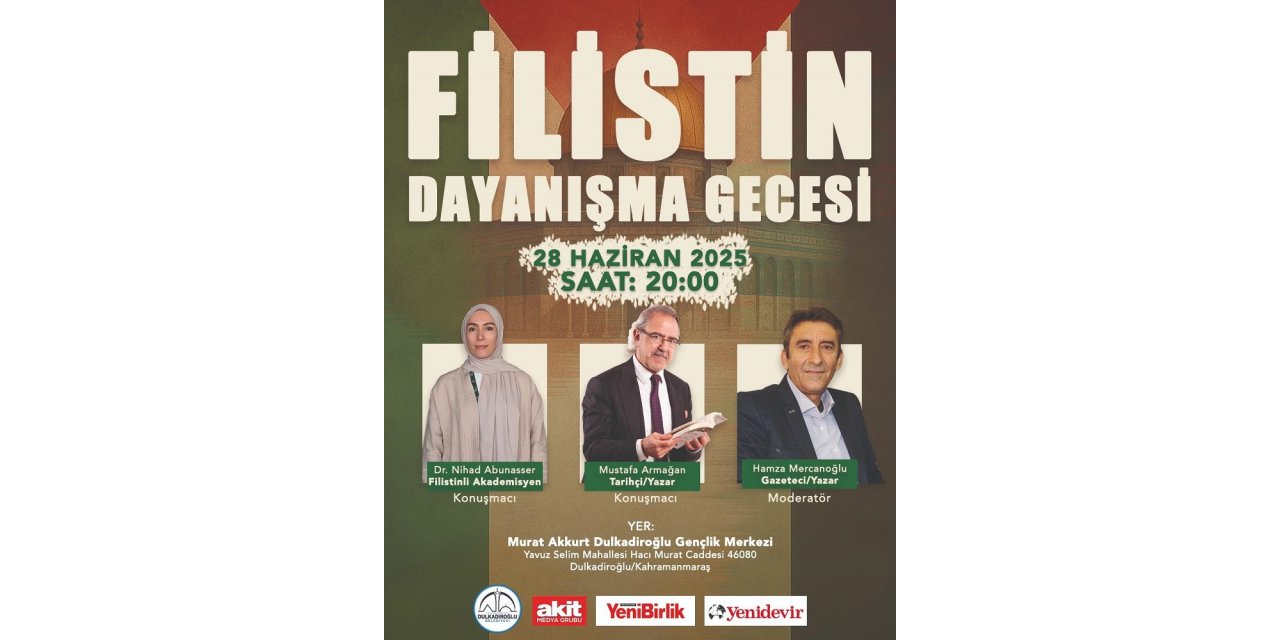 Dulkadiroğlu’nda Anlamlı Dayanışma Gecesi Düzenlenecek