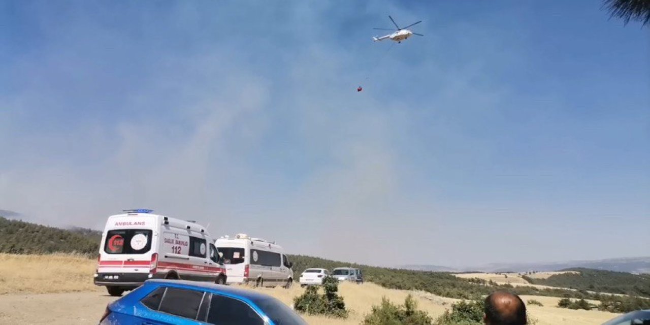 Pazarcık’ta orman yangını