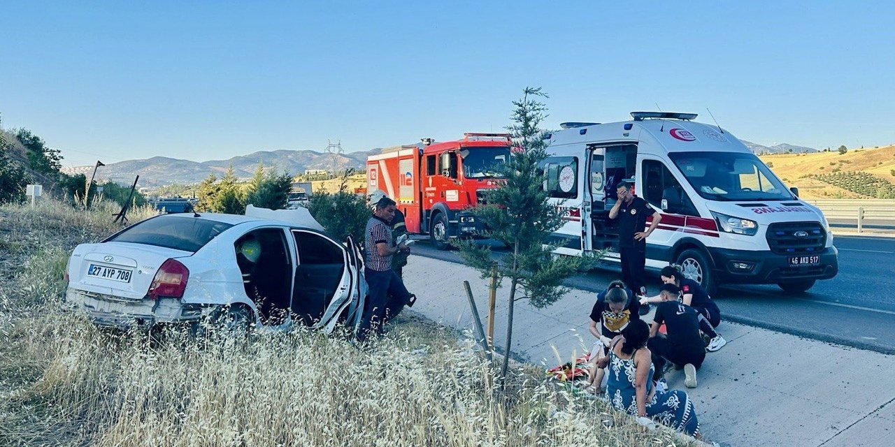 Kahramanmaraş’ta trafik kazası: 3 yaralı