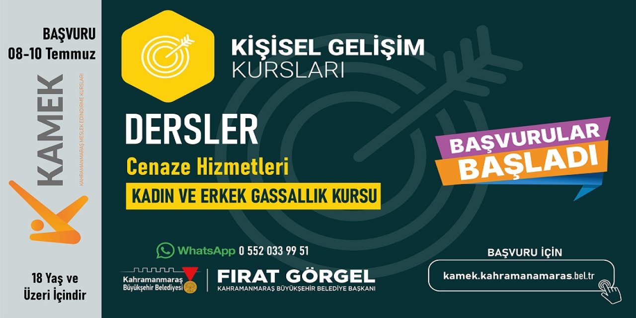 Gassallık Kursu Başlıyor!
