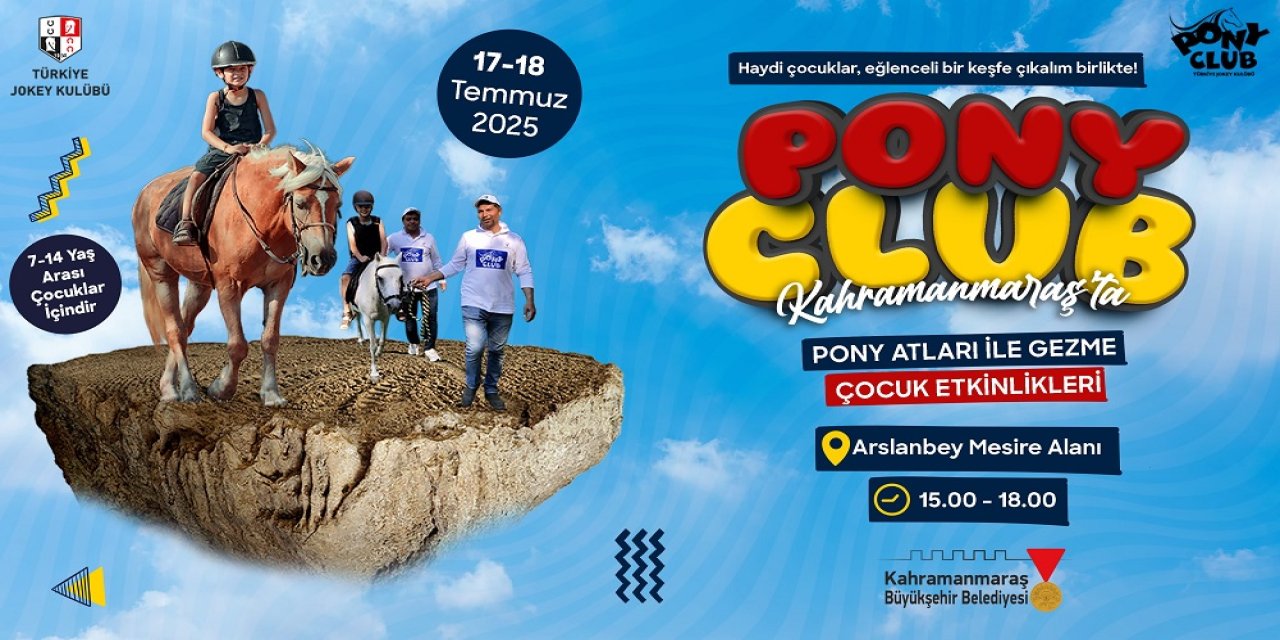 Çocuklara Yaz Tatili Sürprizi: Pony’lerle Dolu İki Gün!