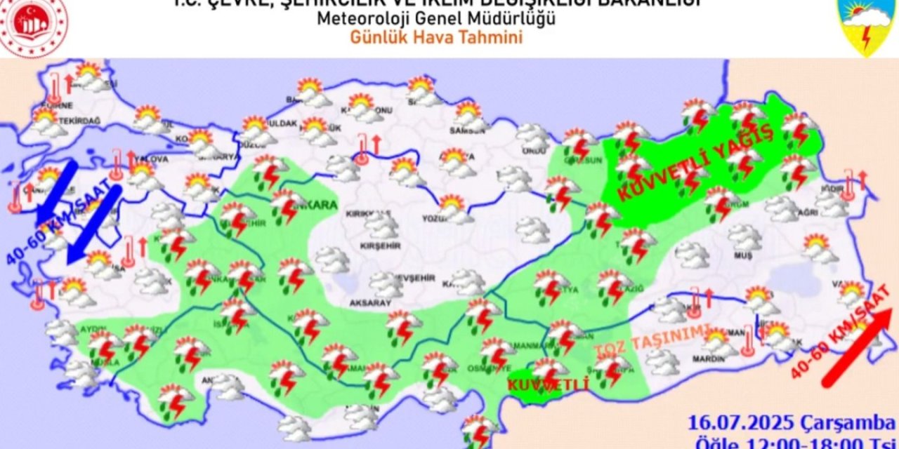 Türkiye Genelinde Hafta Sonu Yağışlar Kuvvetlenecek