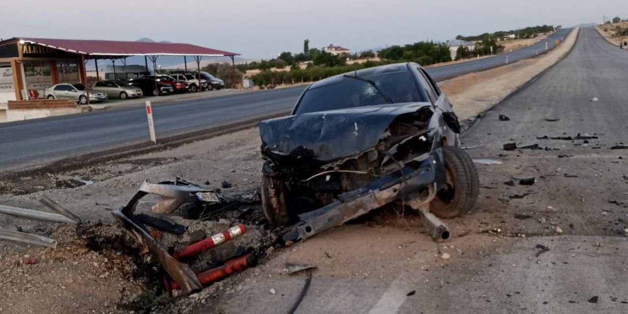 Kahramanmaraş’ta iki otomobil çarpıştı: 4 yaralı