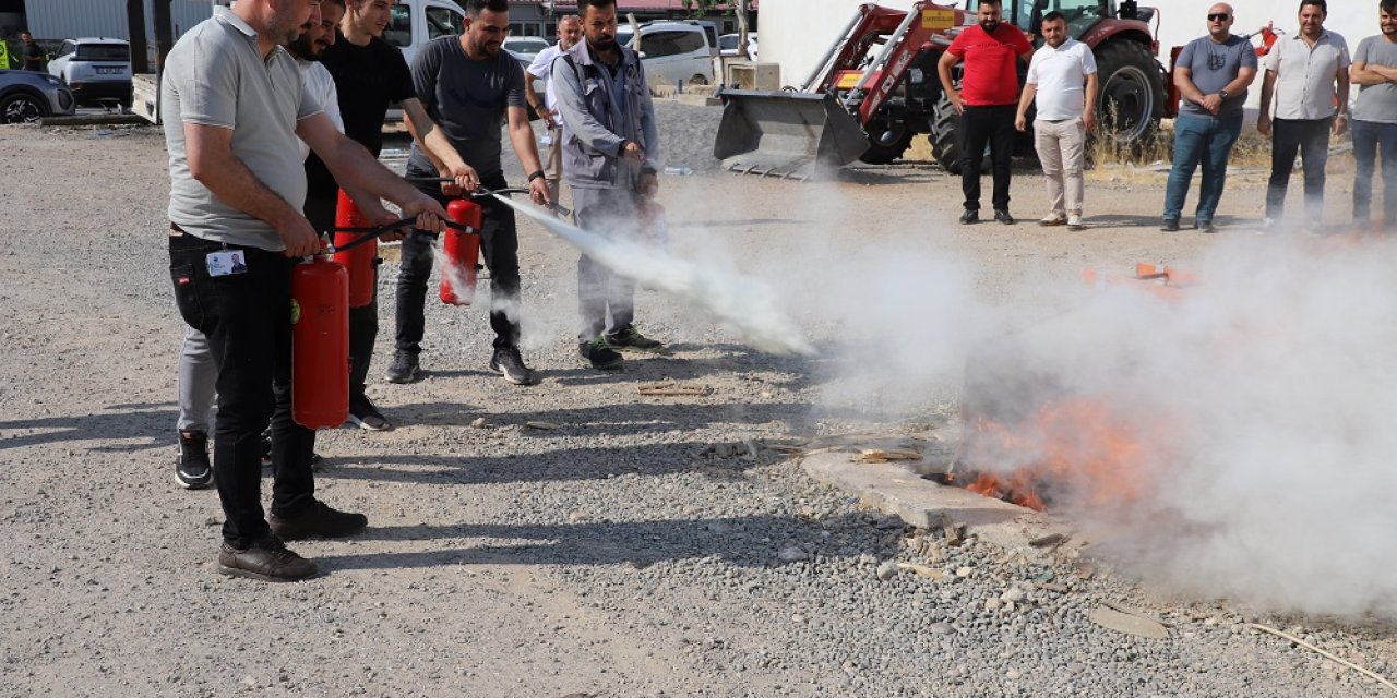 AKEDAŞ, Personeline Yangın Eğitimi ve Tatbikatı Gerçekleştirdi