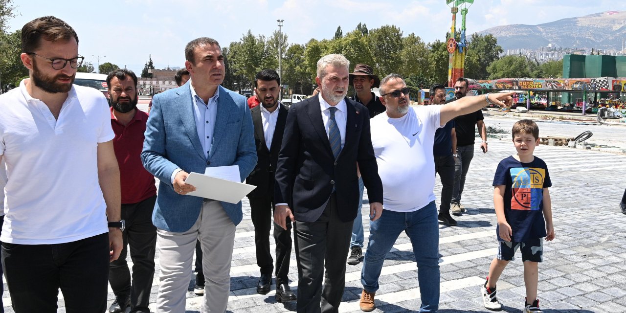 Başkan Görgel, Fuar Öncesi Atatürk Parkı’ndaki Hazırlıkları İnceledi