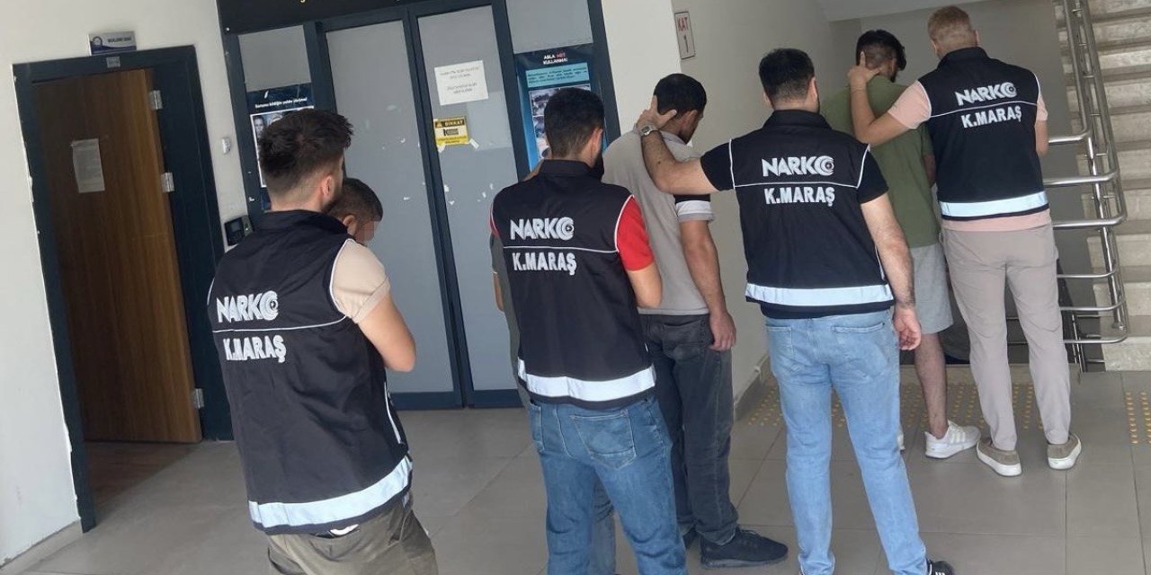 Kahramanmaraş’ta uyuşturucu operasyonu: 4 tutuklama