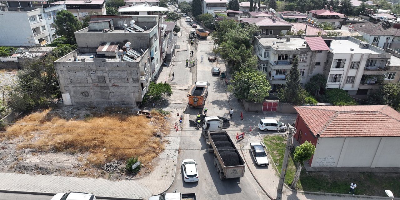 Namık Kemal Mahallesi’nde Altyapının Ardından Üstyapı Tamiratları Yapılıyor