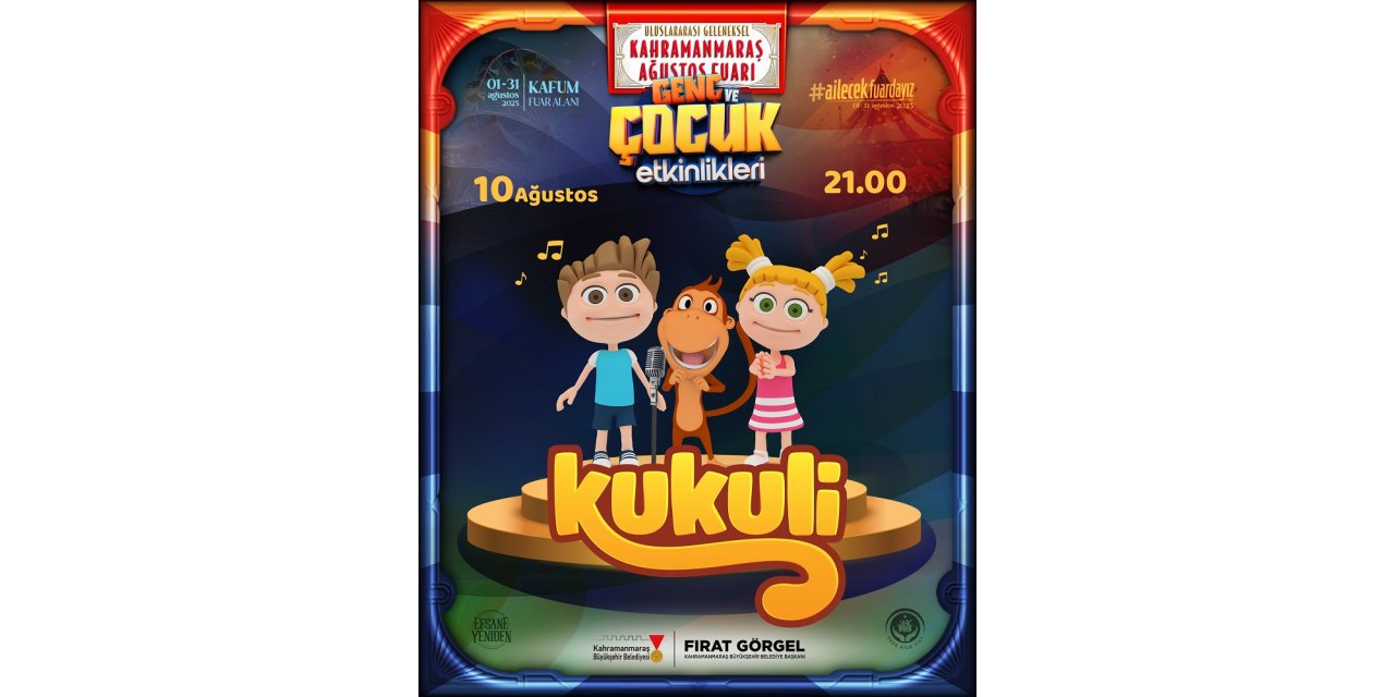 Kukuli Fuar’da Çocuklarla Buluşacak!