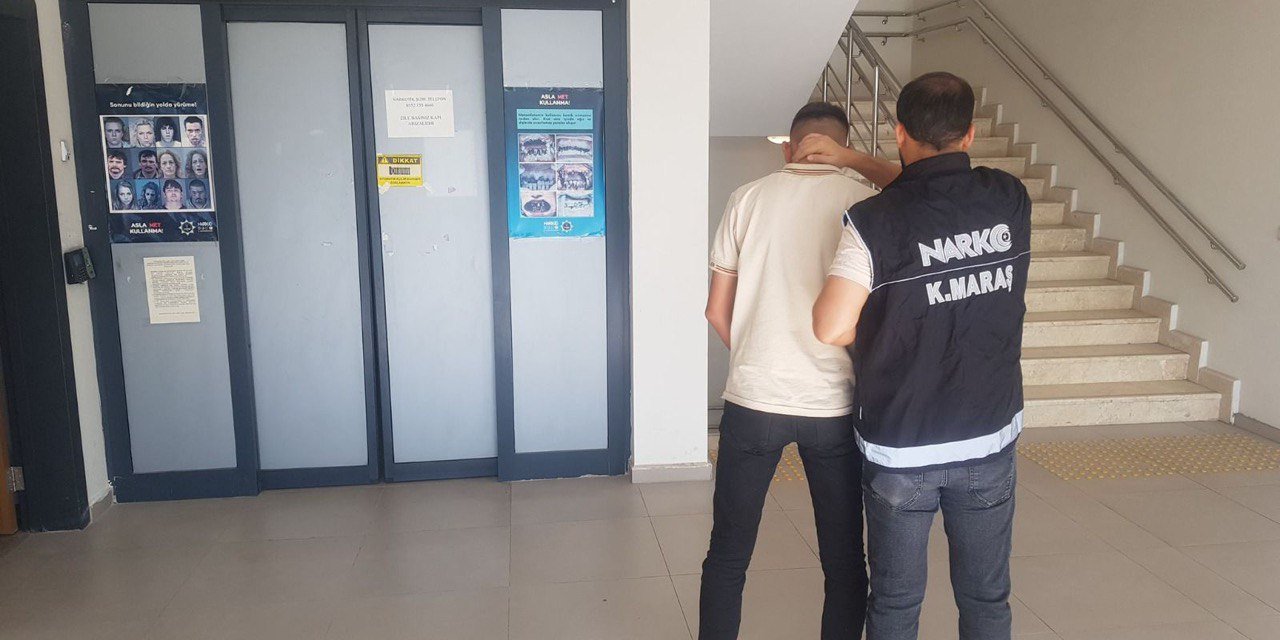 Kahramanmaraş’ta uyuşturucu taciri 2 kişi tutuklandı
