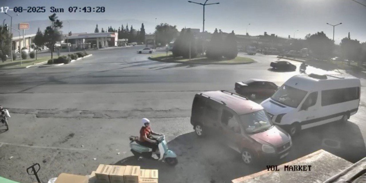Kahramanmaraş’ta otomobil ile motosiklet çarpıştı 