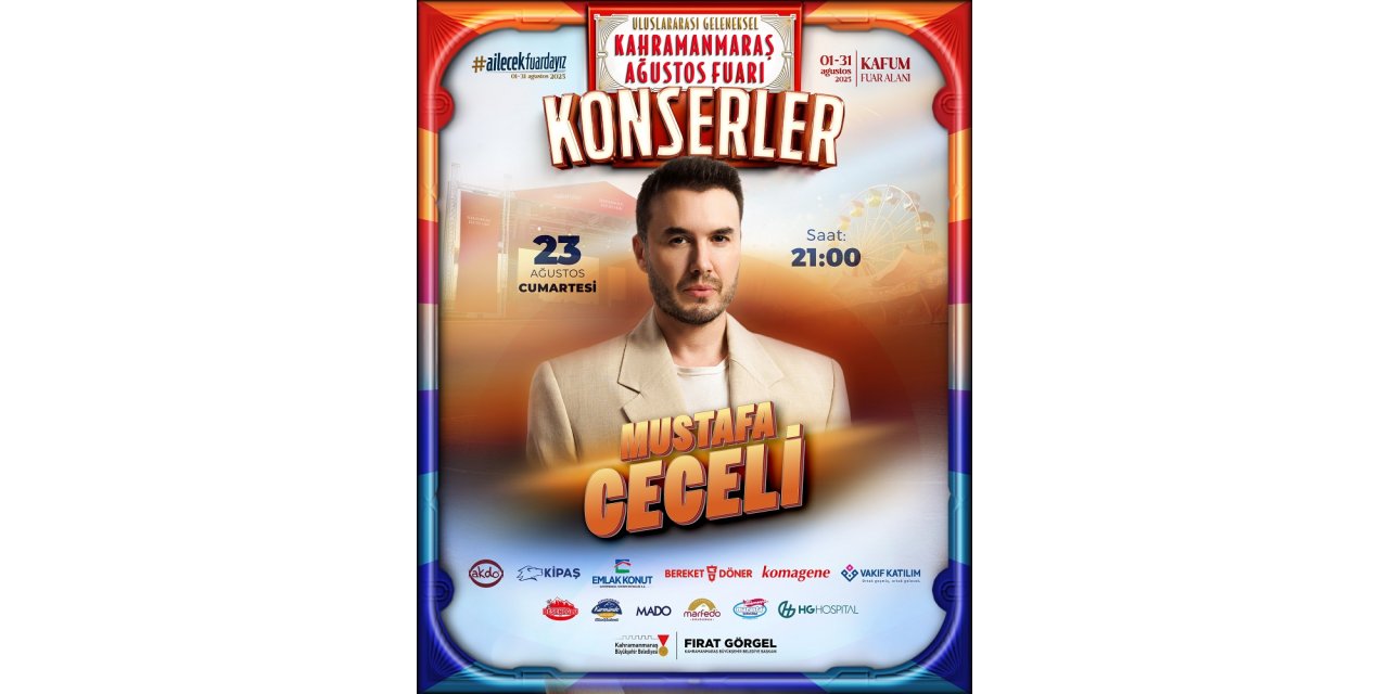 Fuarda Ceceli Gecesi; Pop Müziğin Yıldızı Sahne Alıyor!