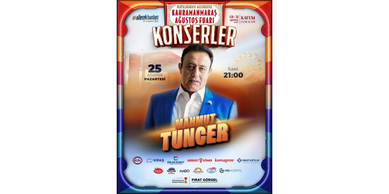 Mahmut Tuncer, KAFUM’da Türkü Ziyafeti Sunacak