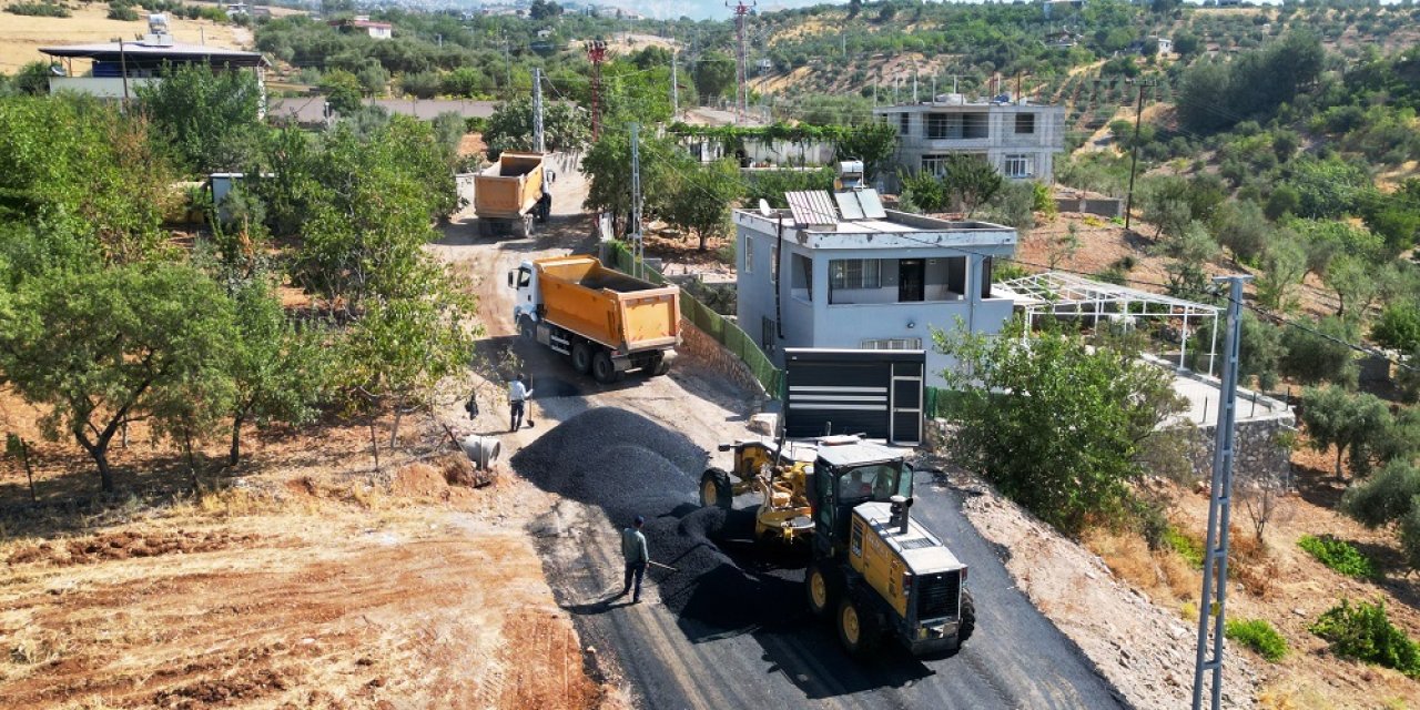 Dulkadiroğlu’nda Yol Yapım Çalışmaları Devam Ediyor