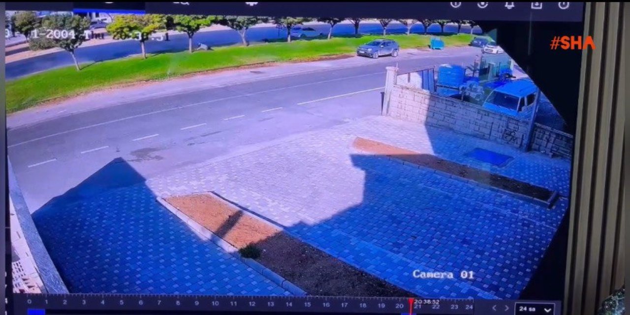 Kahramanmaraş’ta feci kaza kamerada 