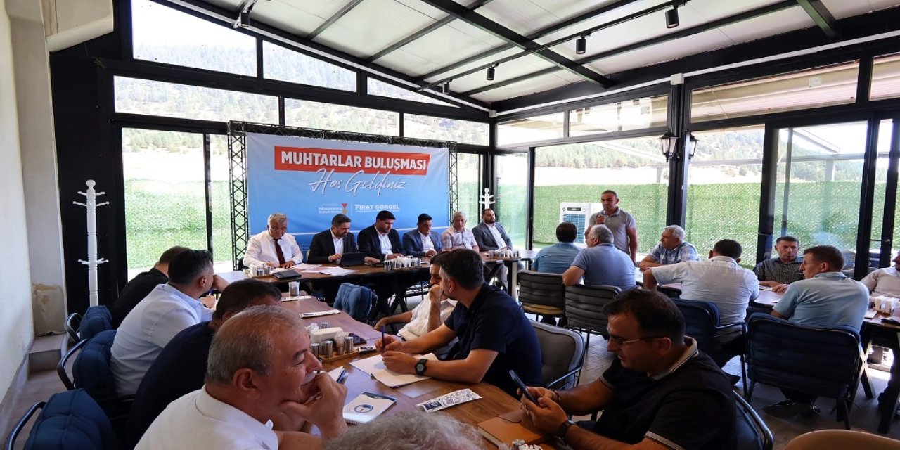 Göksun’da Büyükşehir’in Yatırım ve Projeleri Görüşüldü