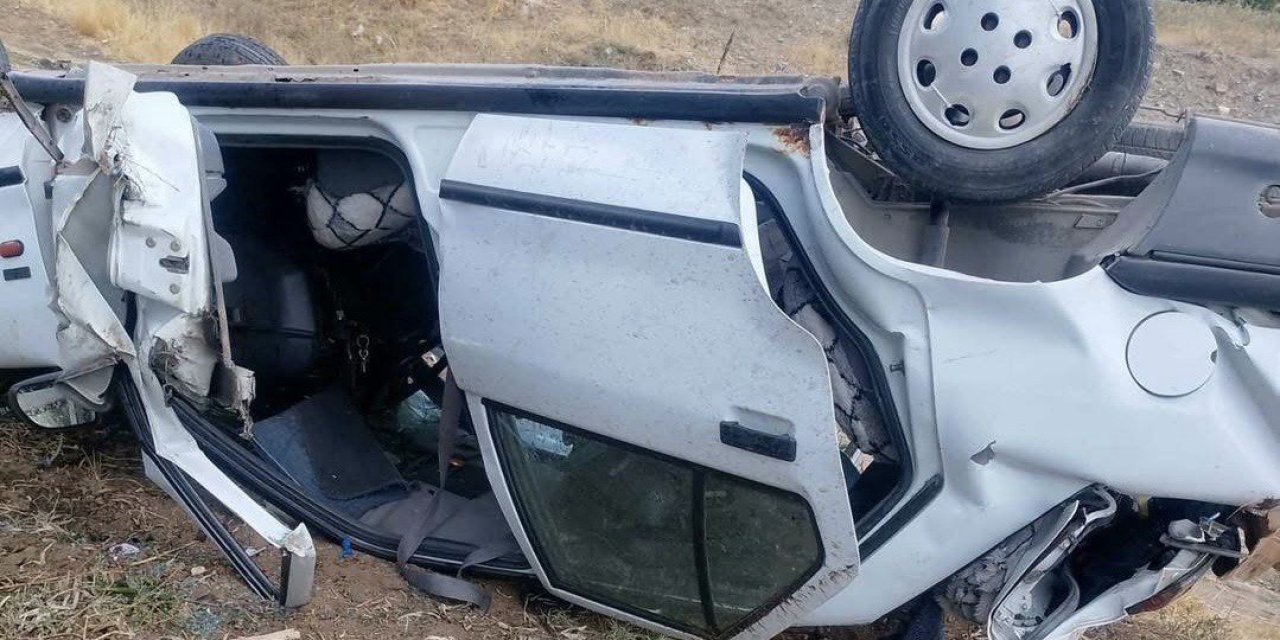 Kahramanmaraş’ta otomobil takla attı: 1 ölü 1 yaralı
