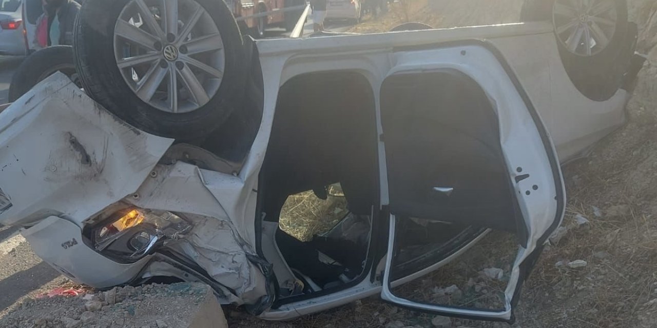Kahramanmaraş’ta otomobil takla attı: 4 yaralı