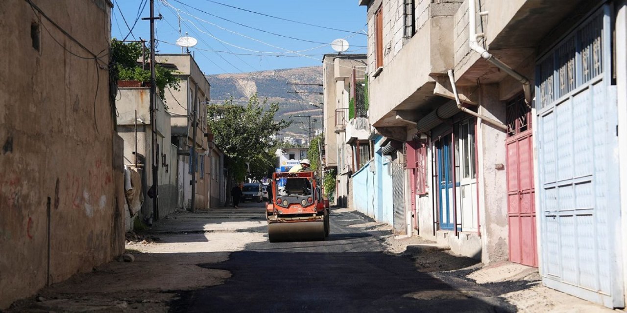 Altyapısı Biten Sokakların Yol Kaplamaları Tamamlanıyor