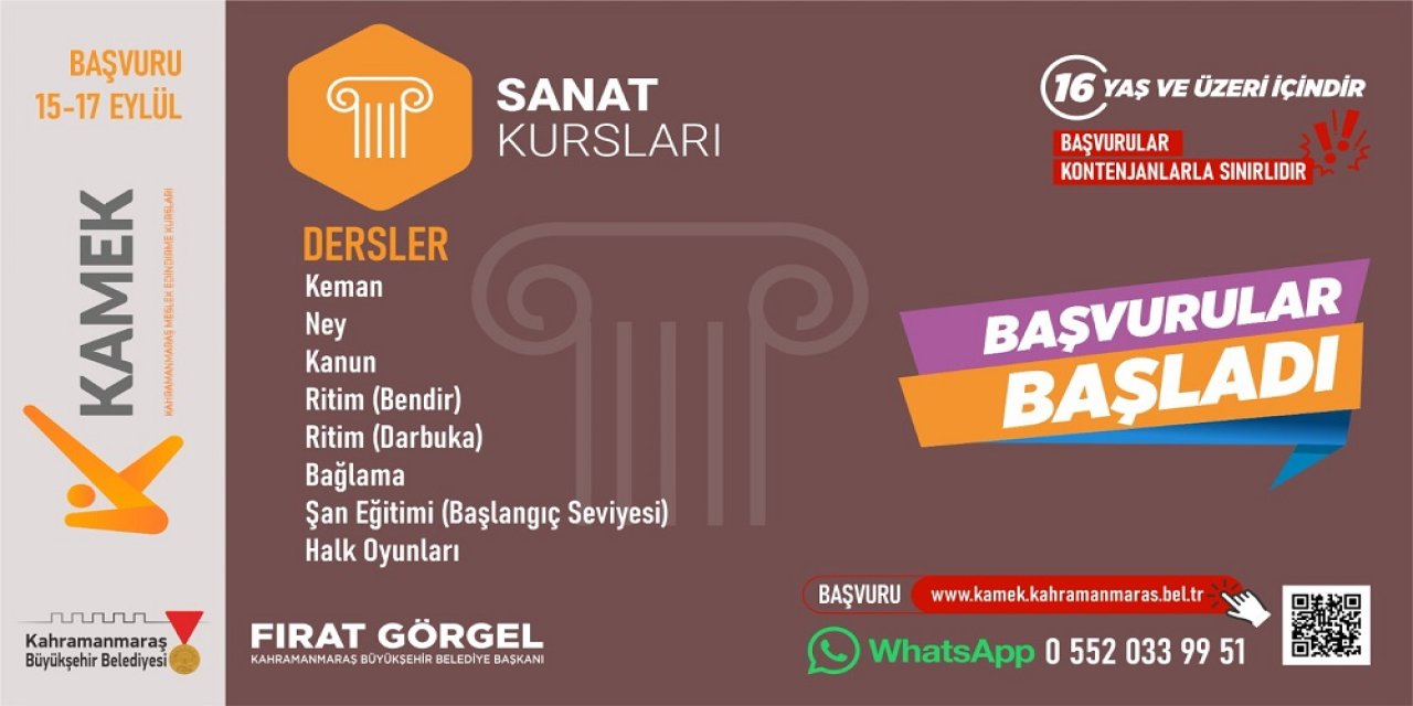 Yeni Dönem Kurs Kayıtları Başladı!