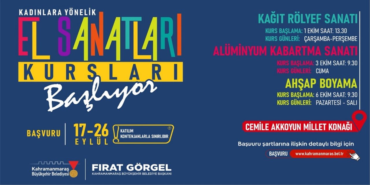 Kadınlara Yönelik Kurslarda Yeni Dönem Başlıyor!