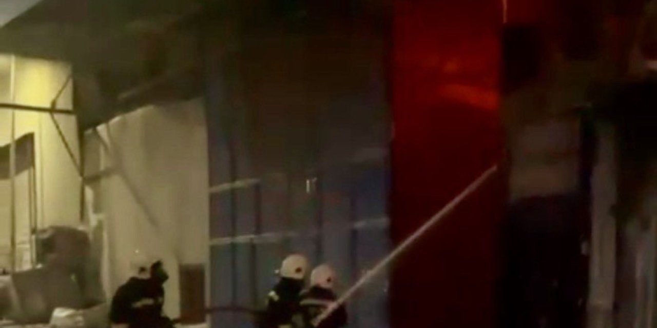 Kahramanmaraş’ta işyerinde yangın 