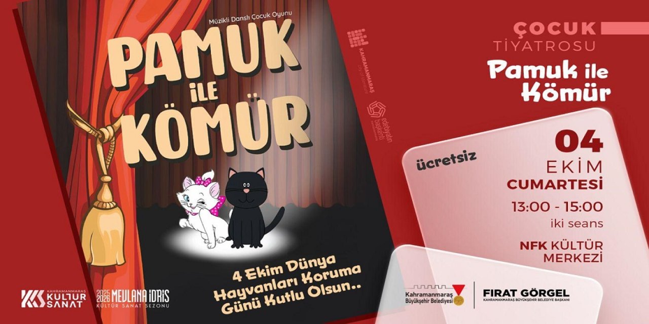 “Pamuk ile Kömür” 4 Ekim’de Kahramanmaraş’ta!