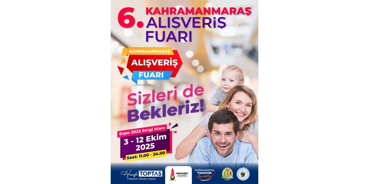6. Kahramanmaraş Alışveriş Fuarı Başladı!