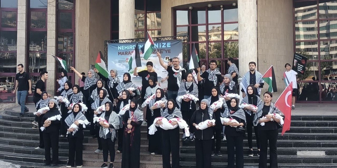 Kahramanmaraş’ta Gazze İçin Destek Konvoyu Düzenlendi