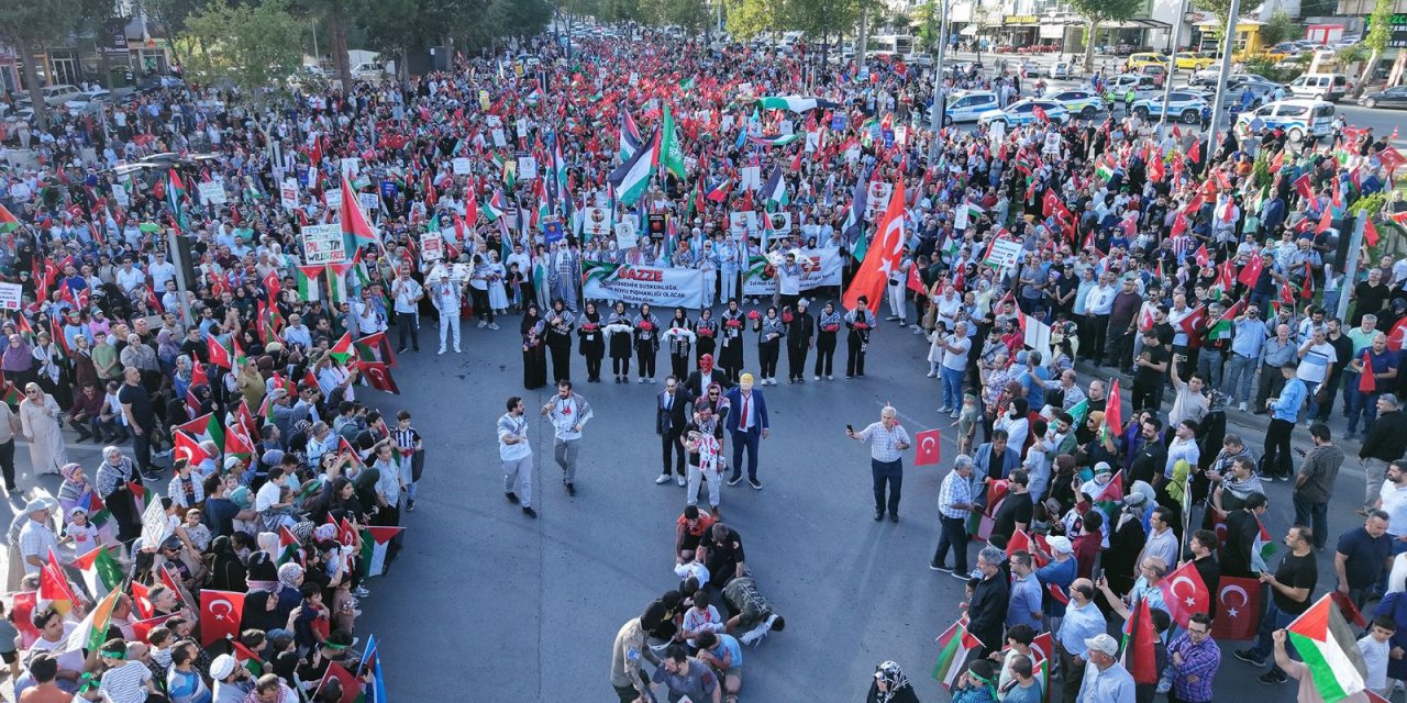 Kahramanmaraş, Gazze İçin Tek Yürek Oldu