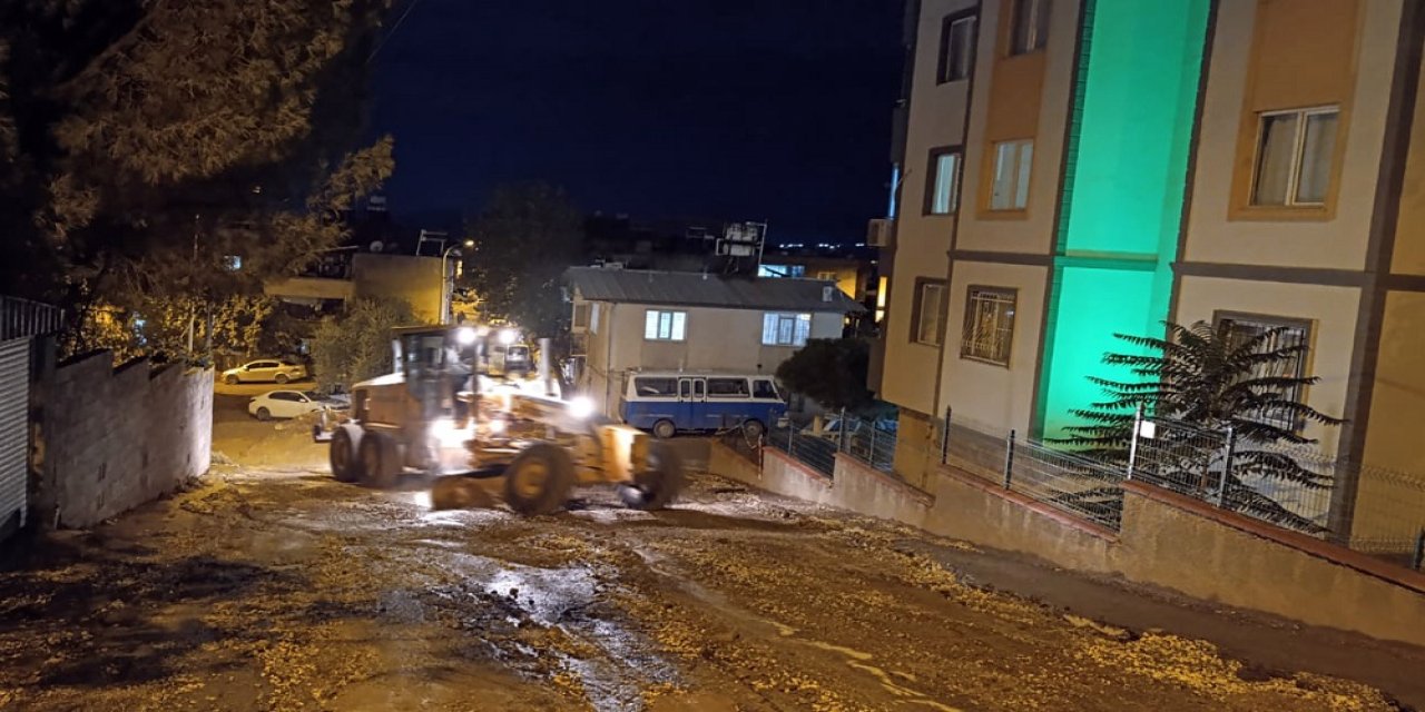 Yağış Sonrası Gece Boyu Yoğun Mesai…