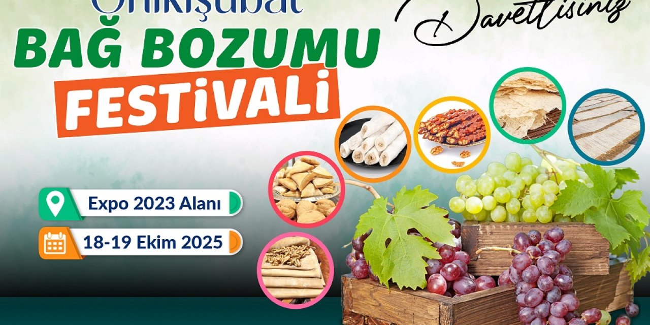 Onikişubat Bağ Bozumu Festivali, Kadın Emeği ve Yerel Üretimi Buluşturacak