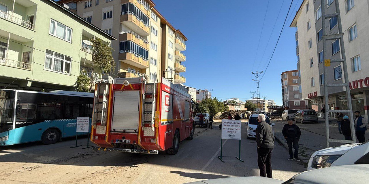 Kahramanmaraş’ta doğalgaz hattında patlama: 1 yaralı