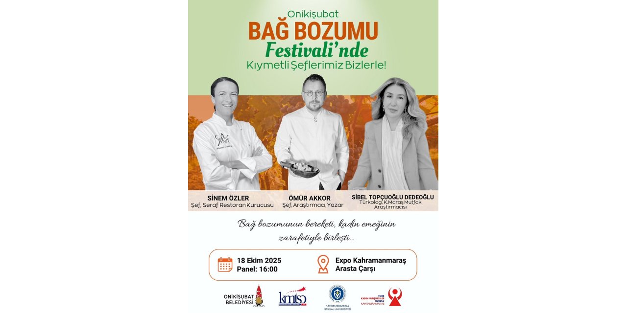Ünlü şeflerle lezzet dolu festival!