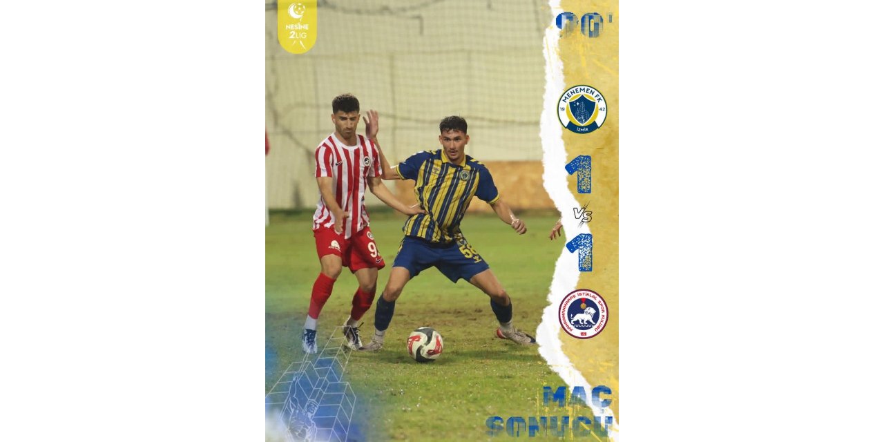 Akedaş İstiklalspor berabere kaldı