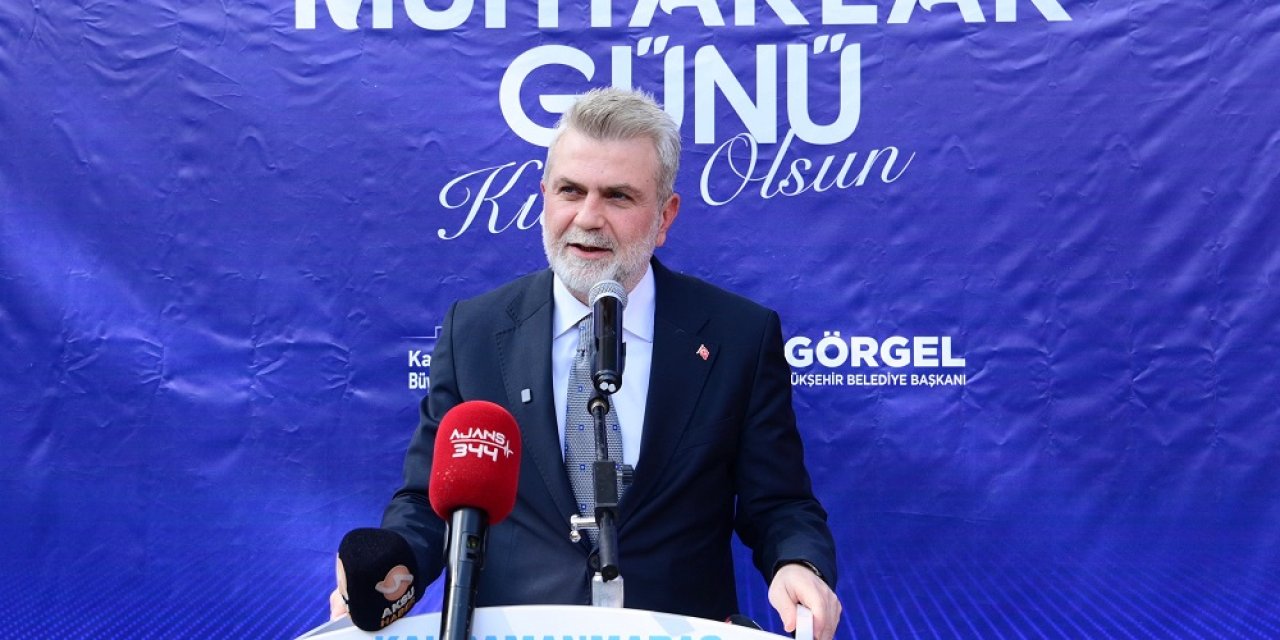 Görgel; “Tüm Muhtarlarımızın 19 Ekim Muhtarlar Günü’nü Tebrik Ediyorum”