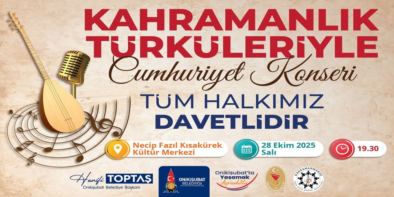 Cumhuriyet coşkusu, Kahramanlık Türküleriyle yaşanacak!