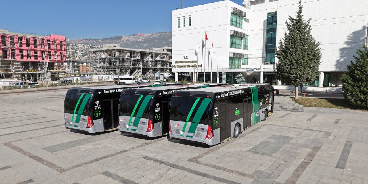 Şehrin İlk Elektrikli Otobüsleri…