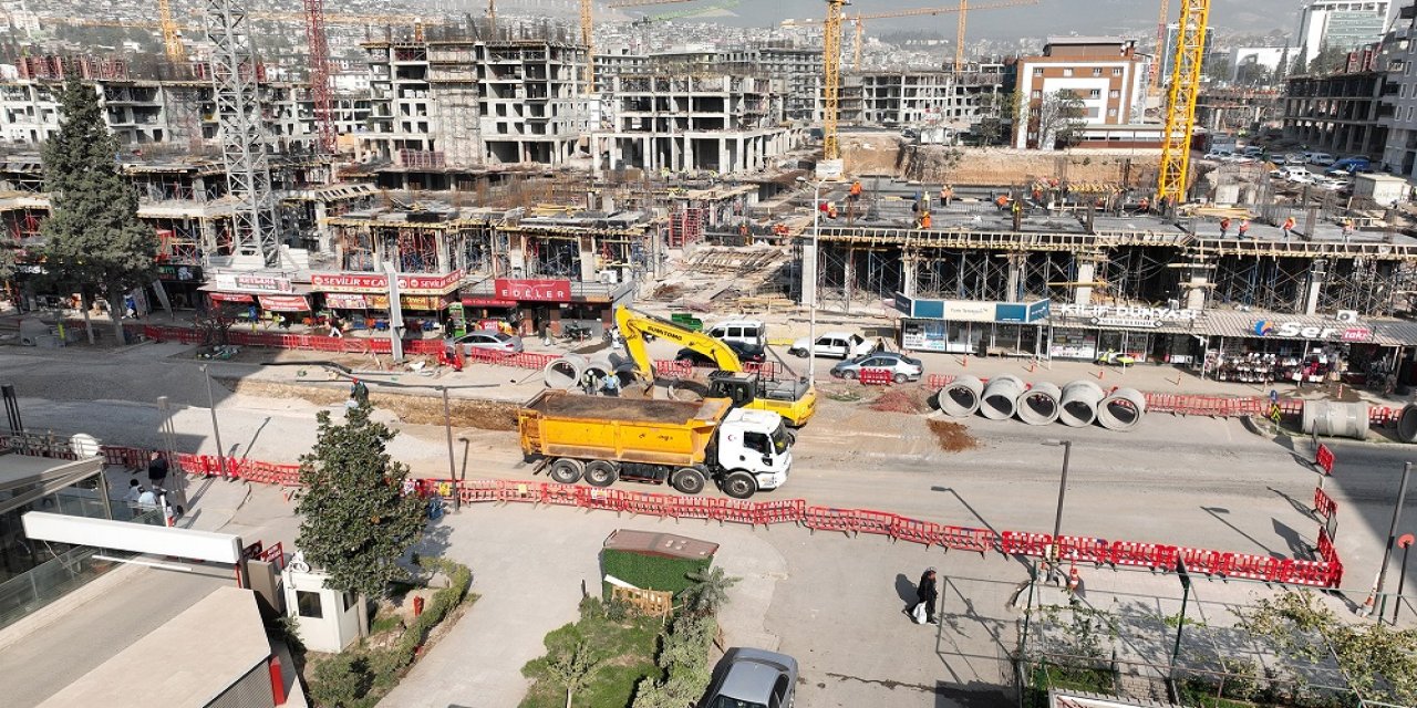 Yeni Konutların Altyapıları da Hızla İnşa Ediliyor