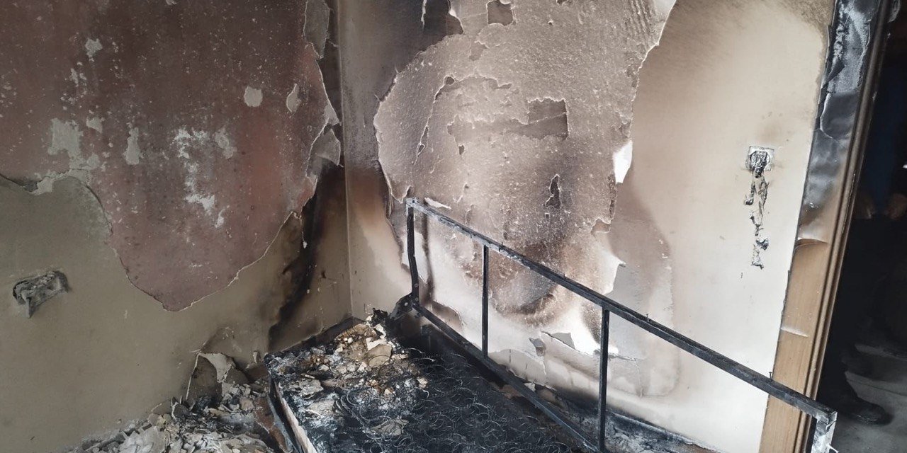 Elbistan’da Ev Yangını: Ucuz Atlatıldı