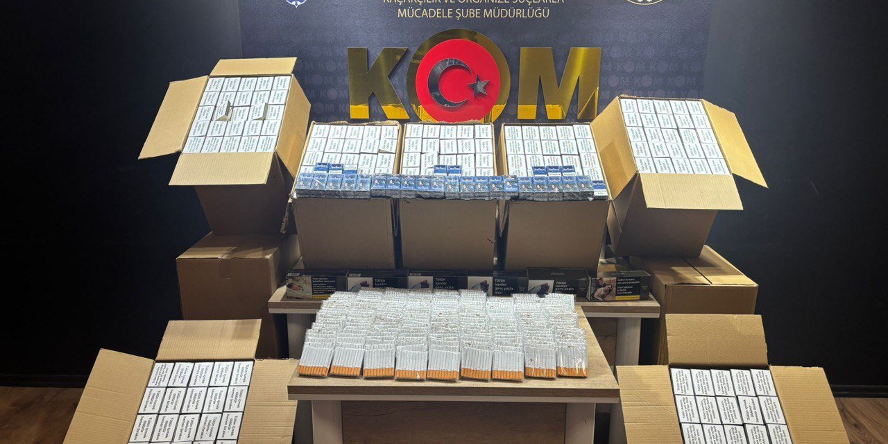 Kahramanmaraş’ta Kaçak Sigara Operasyonu